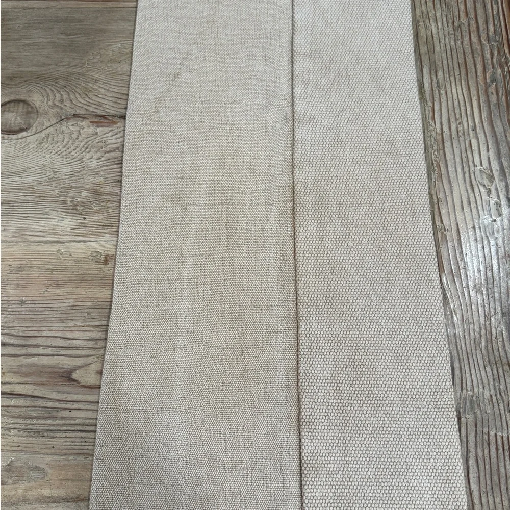 West Elm Cream Table Runner 14 x 90
